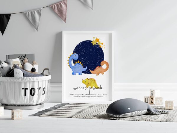 Metrikai-žvaigždėlapis "Dinozaurai" - Image 2