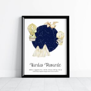 Metrikai-žvaigždėlapis "Aukštyn"