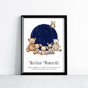 Metrikai-žvaigždėlapis "Žvaigždžių draugai"