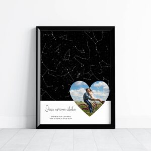 Žvaigždėlapis širdelė "Akimirka danguje"